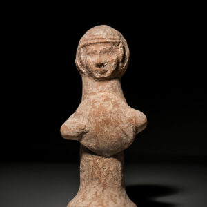 Israelite Astarte Holding a Drum or Bread