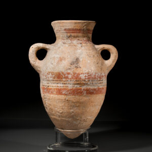 Phoenician Bichrome Ceramic Amphora