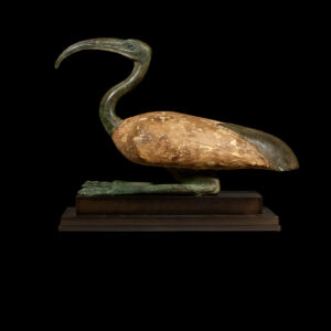 A Seated Figure of the God Thoth as an Ibis