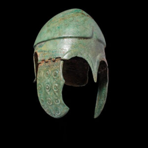Chalcidian Bronze Helmet with Cheek Guards