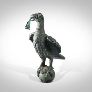 Ancient Roman Bronze Statue (Statuette) of a Finely Detailed Roman Eagle