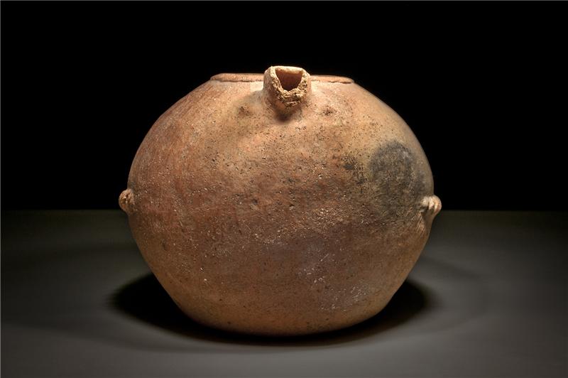 Red Burnished Large Spouted Canaanite Jar - Image 2