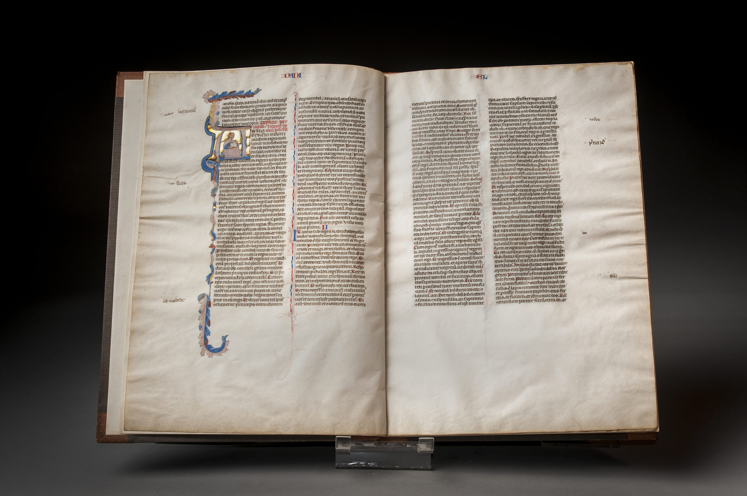 Biblical BOOK OF DANIEL Medieval Manuscript Folios - Image 2