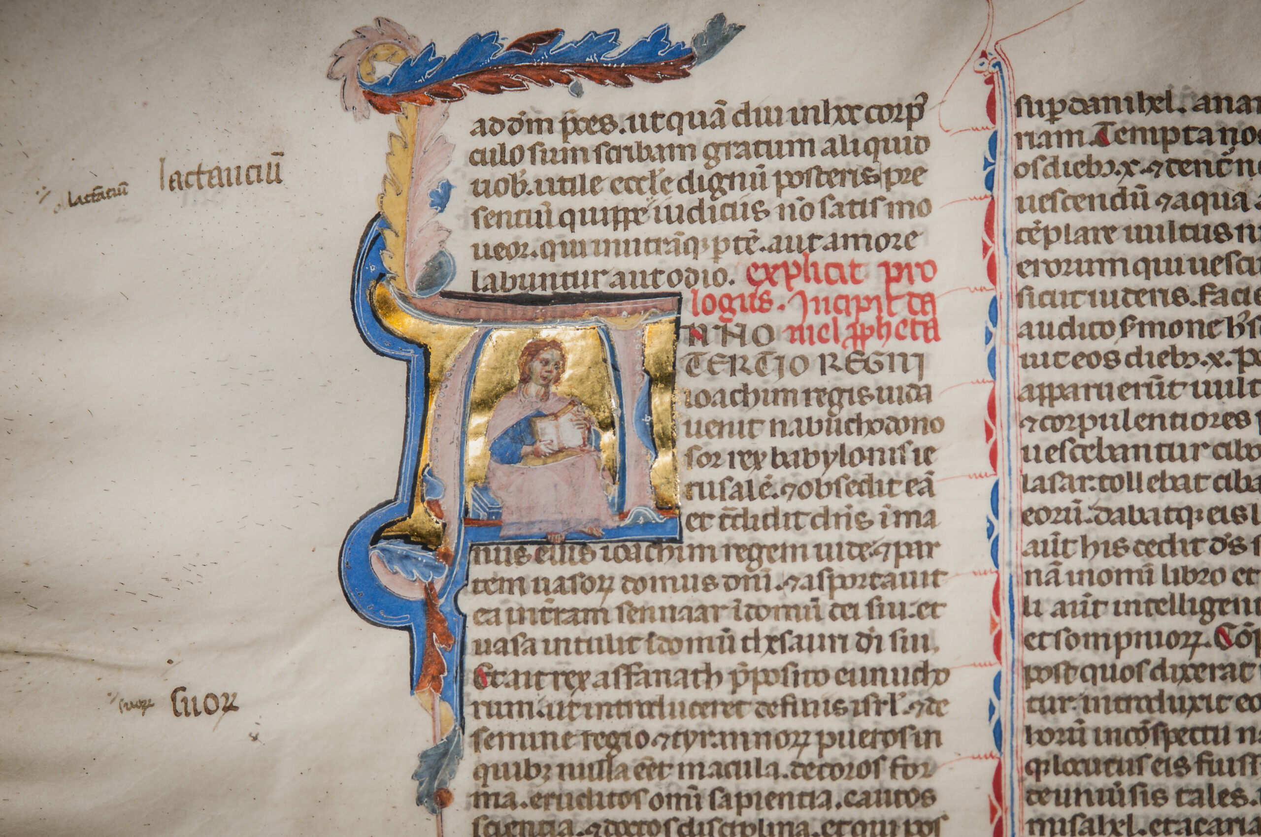 Biblical BOOK OF DANIEL Medieval Manuscript Folios - Image 4