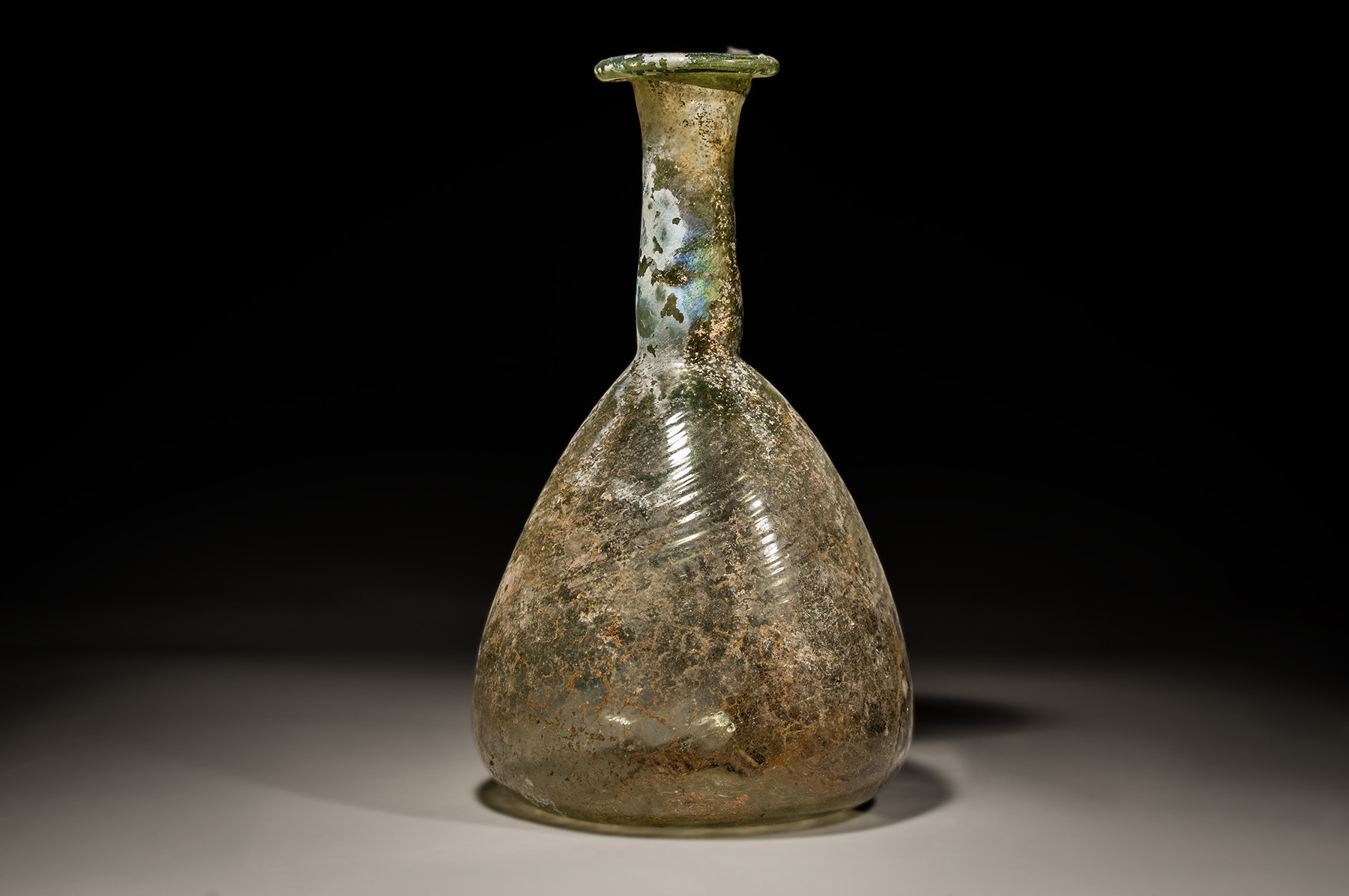 Large Glass Unguent Bottle - Image 2