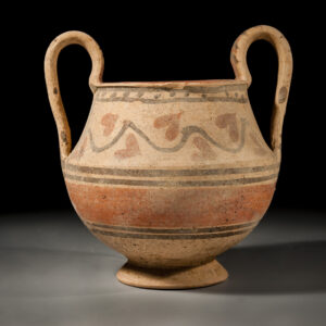 Phoenician Bichrome Ceramic Skyphoi
