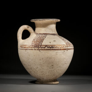 Canaanite Chocolate and White Ware Jug