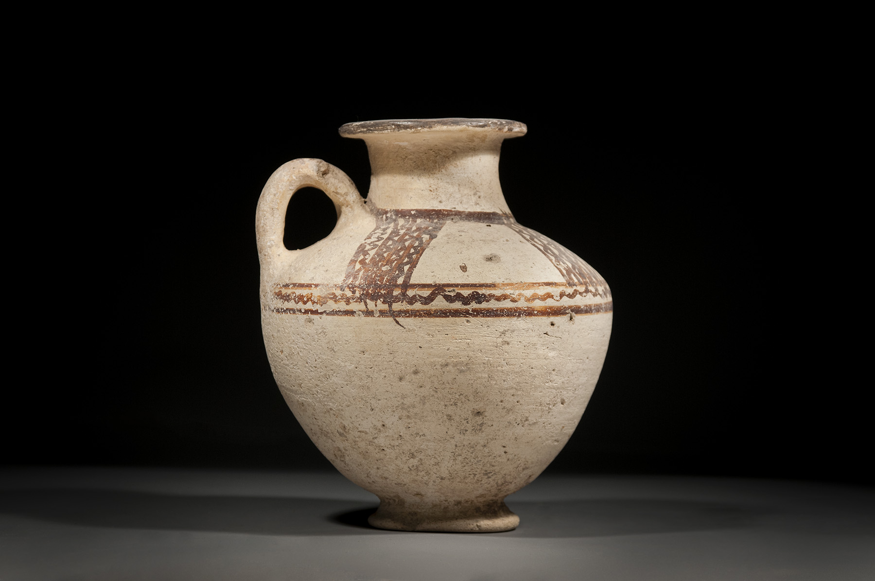 Canaanite Chocolate and White Ware Jug