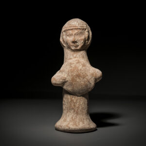 Israelite Astarte Holding a Drum or Bread