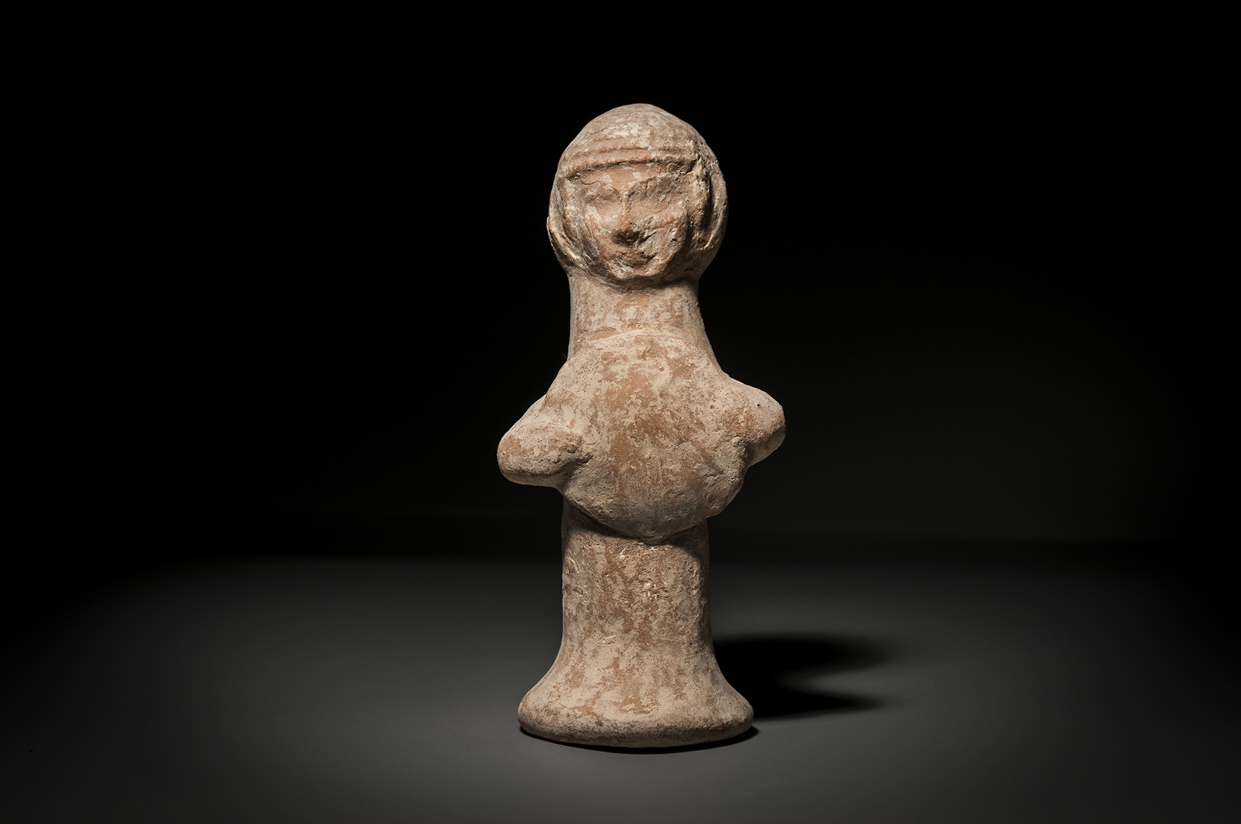 Israelite Astarte Holding a Drum or Bread