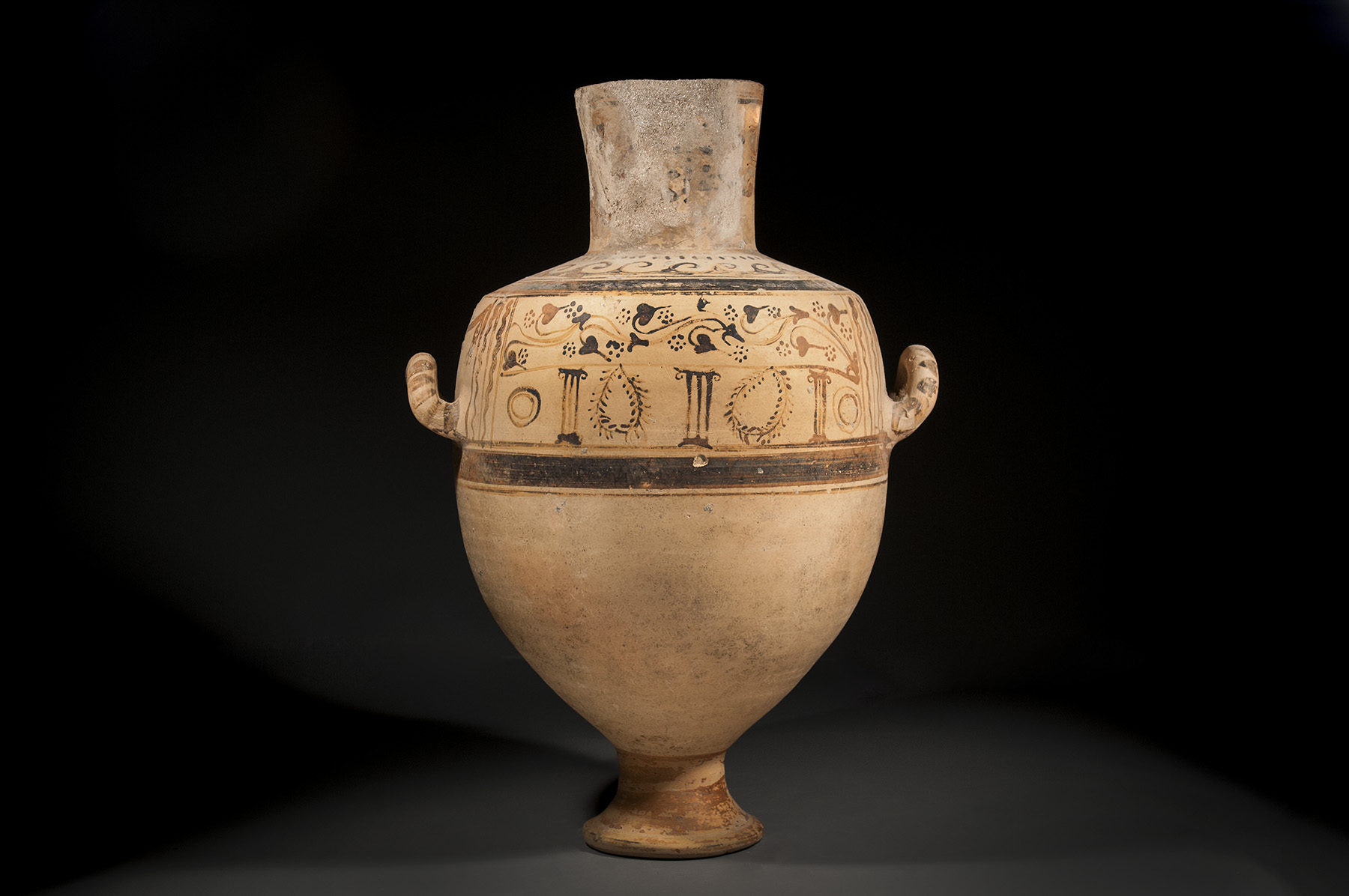 Large Hellenistic Ceramic Hydra