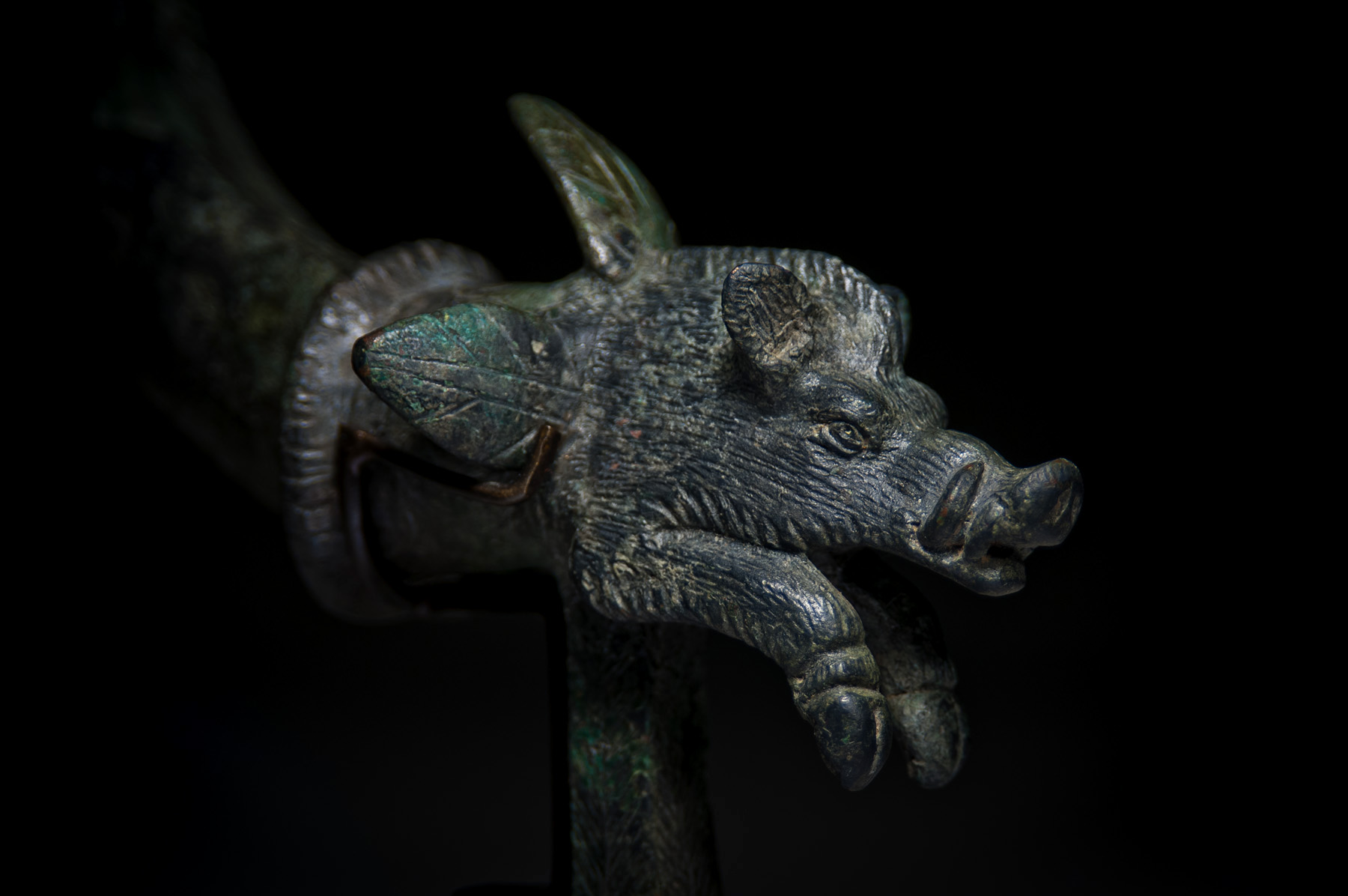 Roman Bronze Chariot Fixture for Rope and Straps - Image 3