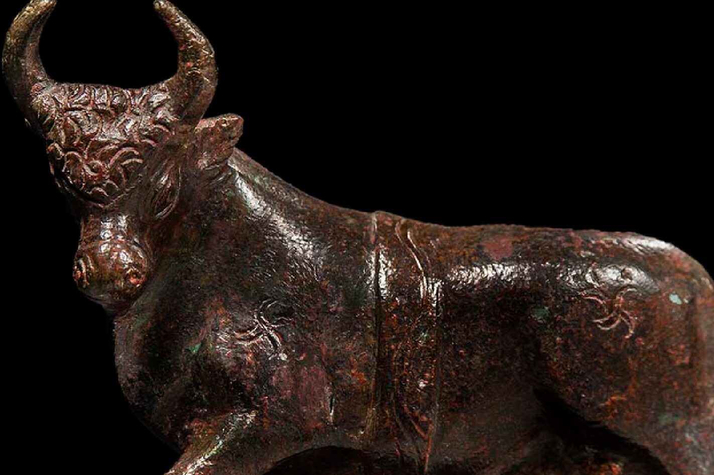 Bronze Imperial Roman Bull Stomping Hoof - Image 2